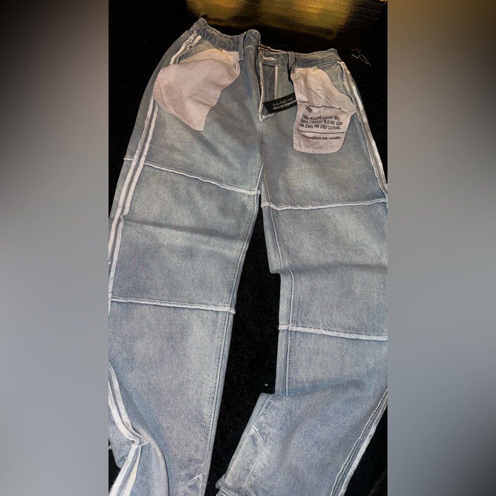 NEW! Maniere de voir inside out mom jeans